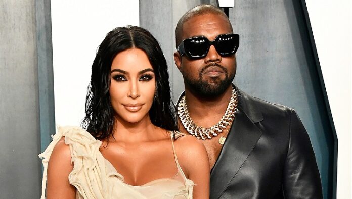Kim-Kardashian with Kanye West