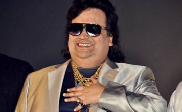 Bappi Lahiri, a composer and vocalist, died at the age of 69