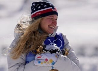 Â In Beijing, Jessie Diggins won silver for Team USA’s final medal Jessie Diggins