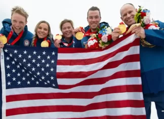 TEAM USA WINS MIXED RELAY GOLD AT THE 2022 PARALYMPIC WINTER GAMES, CLOSING OUT NORDIC SKIING teampopdium